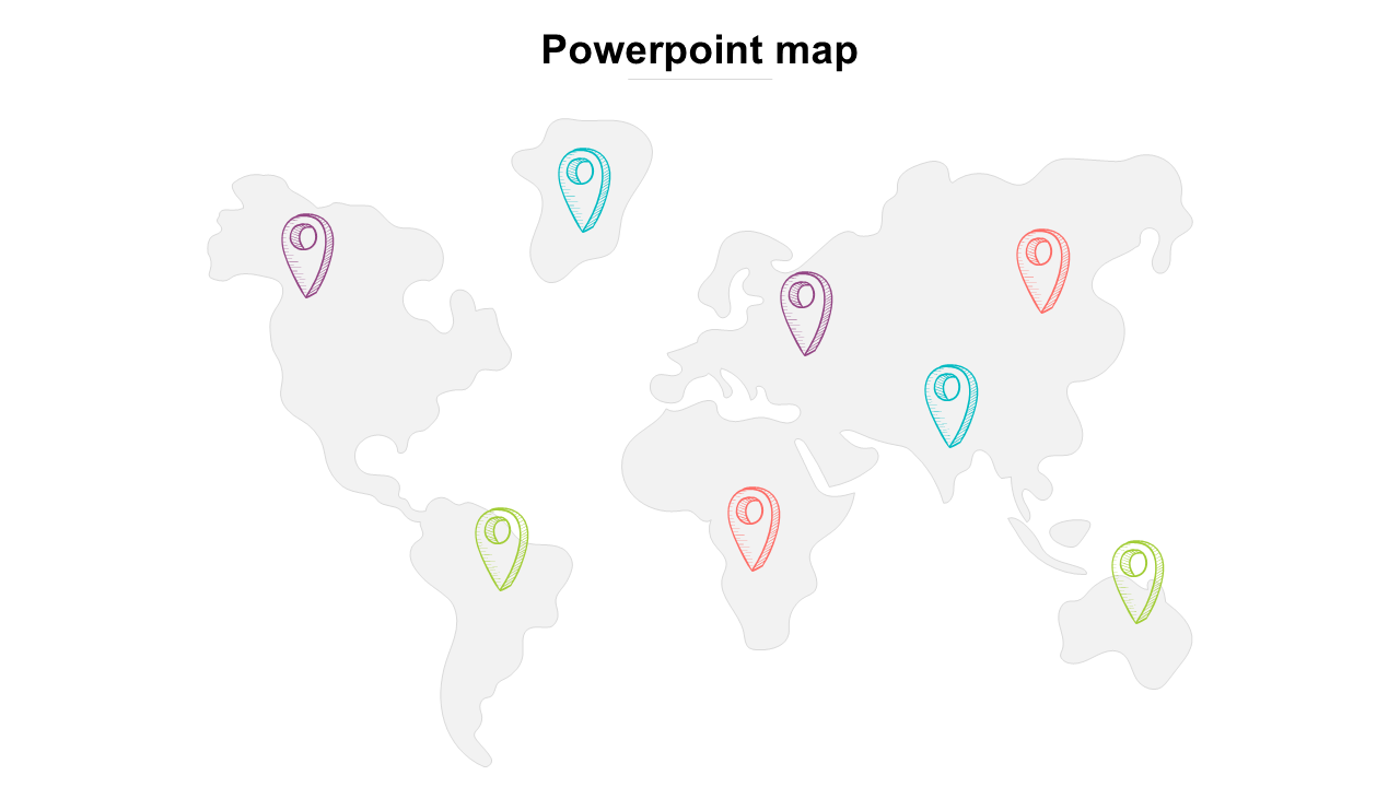 Effective PowerPoint Map Slide Template PPT Designs